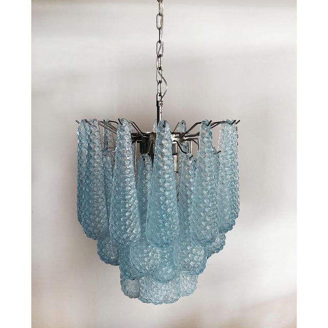 Italian Murano Glass Chandeliers, 1990, Set of 2 For Sale - Image 14 of 16