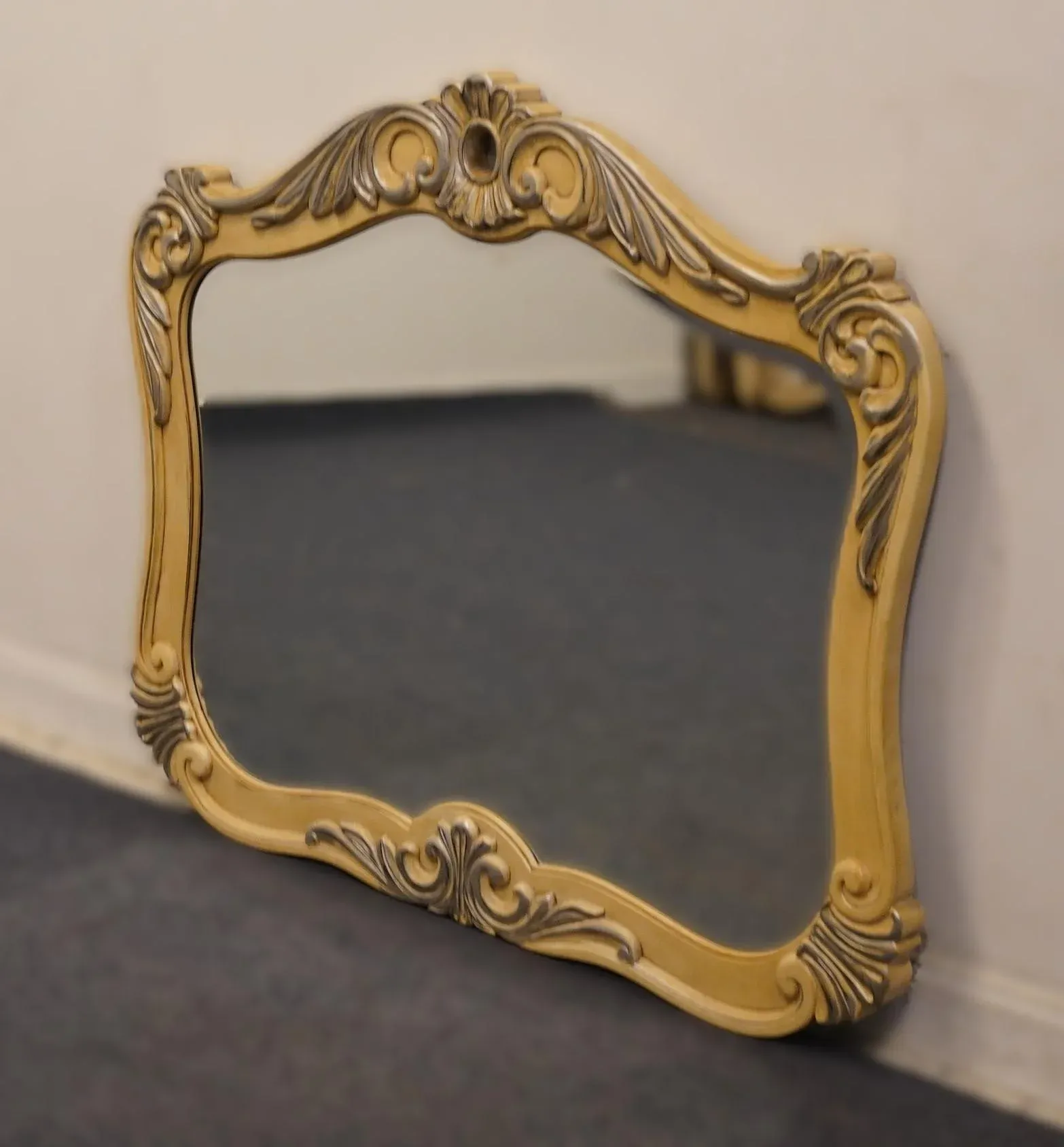 Pulaski Furniture Transitional Italian Contemporary 57" Cream Colored  Dresser / Wall Mirror 6344-110 | Chairish