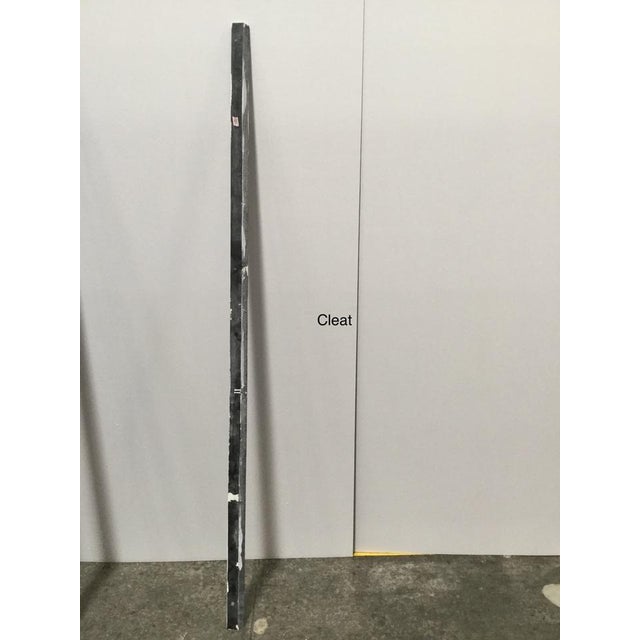 Glass Large Mirror With Hanging Hardware For Sale - Image 7 of 7