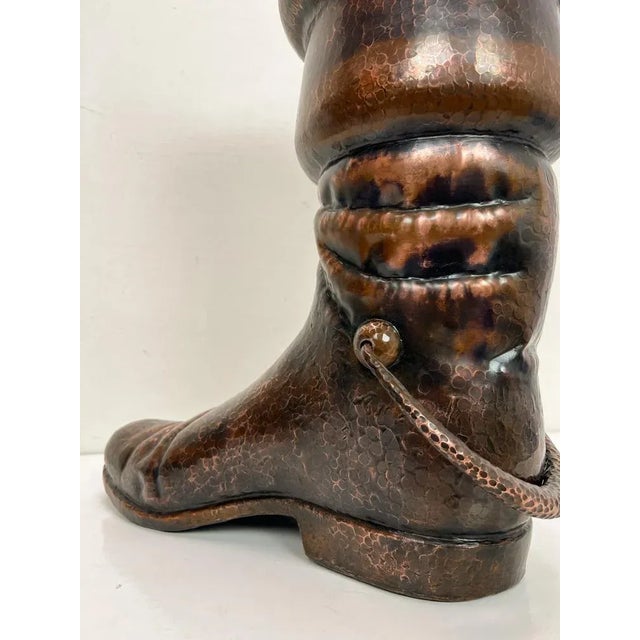 Hammered Brass Booth Umbrella Stand by Egidio Casagrande, Italy, 1950s For Sale - Image 5 of 12