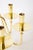 Tommi Parzinger Vintage Tommi Parzinger for Dorlyn Brass 3 Arm Modernist Candlestick Polished, 1950's For Sale - Image 4 of 10
