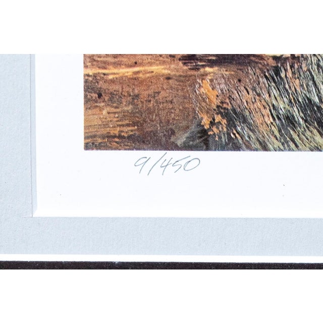 American Vintage Valoy Eaton Western Ranch Landscape With Cowboys & Horses, Signed & Framed For Sale - Image 3 of 8
