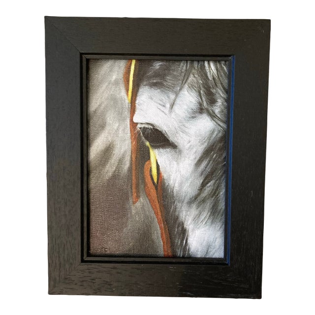 Horse Head Reproduction Print by Artist Deborah Butts Entitled “Close Up”. Signed and Numbered, Framed For Sale