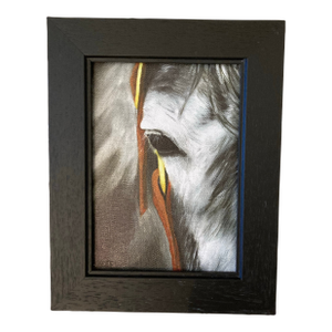 Horse Head Reproduction Print by Artist Deborah Butts Entitled “Close Up”. Signed and Numbered, Framed