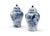 Wildwood Wildwood June Blue Porcelain Jars, Set of 2 For Sale - Image 4 of 4