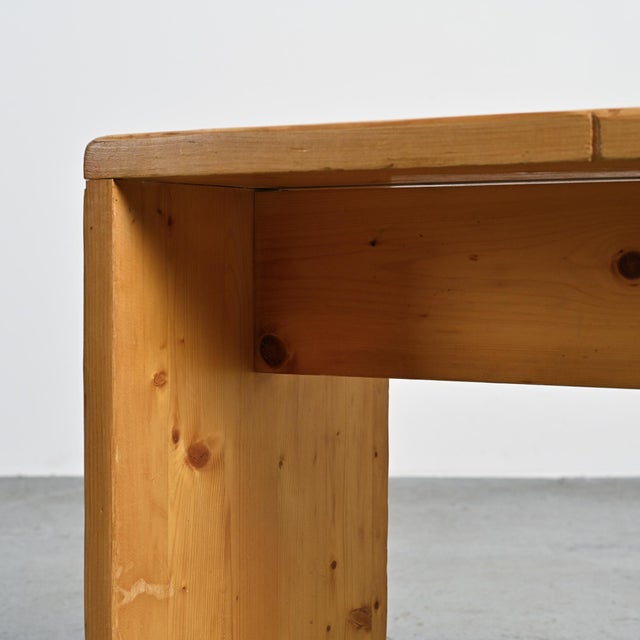 Pine Stool from Les Arcs, France, 1975 For Sale - Image 6 of 10