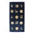 Early 20th Century Blue Chinese Peking Small Rug rug no.j4713 For Sale