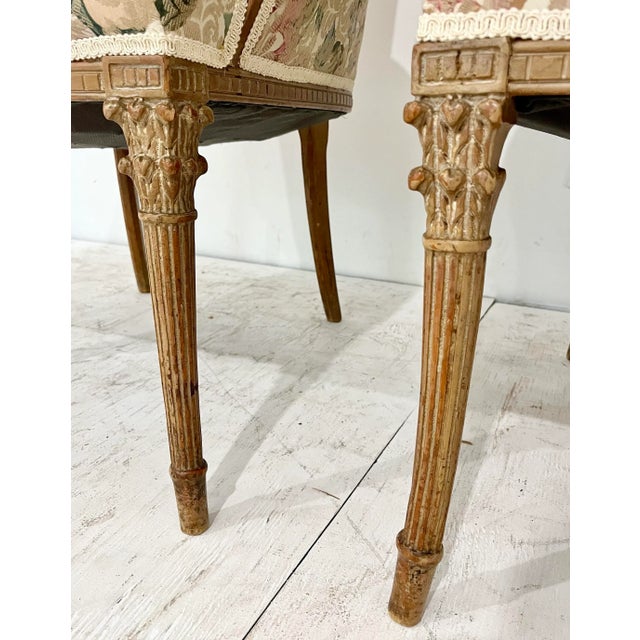 Mid 20th Century Vintage Grosfeld House Asymmetrical Hollywood Regency Chairs- a Pair For Sale - Image 5 of 12