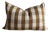 French Linen Lumbar – Vichy Havane For Sale