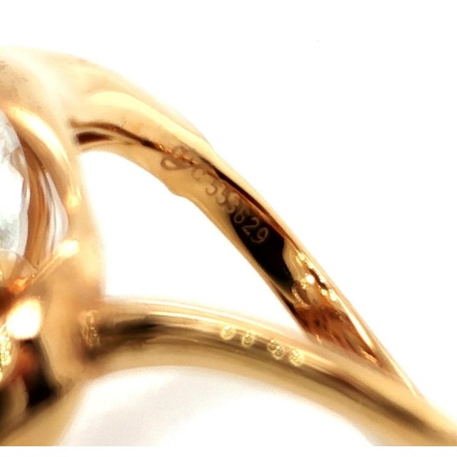 Mid 20th Century Anillo Carrera y Carrera Oro Rosa 18k Multicolor Piedras Preciosas y Diamantes Talla 6.5 For Sale - Image 9 of 9