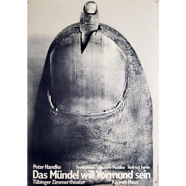 The Ward Wants to Be the Guardian Theater Poster by F + R Grindler, 1971 For Sale - Image 10 of 10