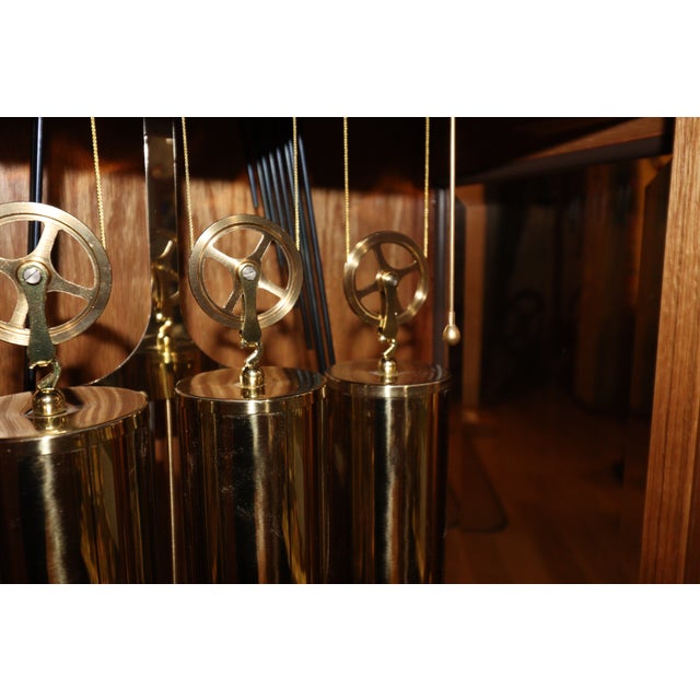 Hermle North America Red Oak Moonphase Grandfather Clock For Sale - Image 18 of 18