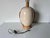 Vintage Rattan and Beige Glaze Ceramic Table Lamp For Sale - Image 9 of 9