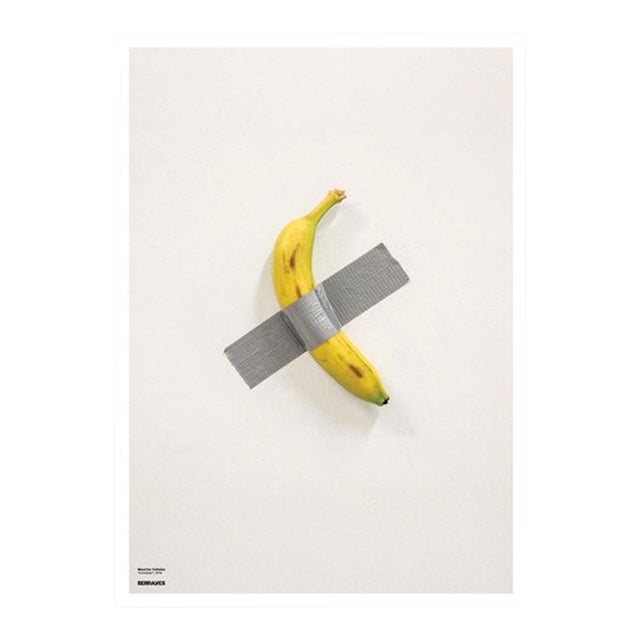 Maurizio Cattelan Comedian Official Exhibition Poster For Sale