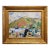 Helen Katharine Forbes-Village by the Bay Area-1920s Impressionist Oil Painting For Sale