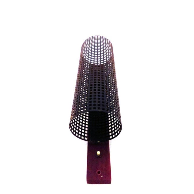 1960s Vintage Wall Lamp by Franz Hagenauer for Hagenauer Werkstätte, Vienna, 1960s For Sale - Image 5 of 15