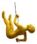 Yellow Climbing Man Wall Art For Sale