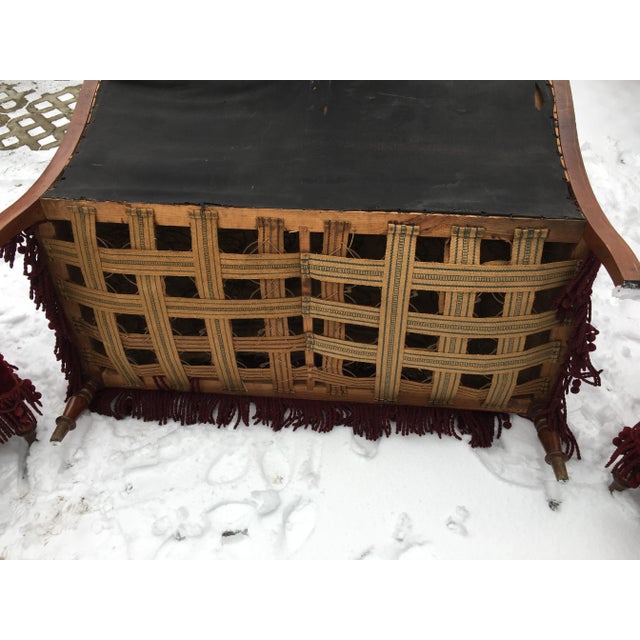 Wood Walnut Living Room Set, Set of 3 For Sale - Image 7 of 15