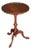 English Wine or Cocktail Table of Mahogany (Dia 15 1/2) For Sale