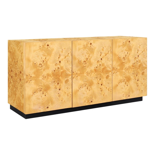Mid-Century Modern Burl Wood Credenza by Arthur Umanoff for Dillingham For Sale