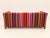Wood Danish Sofa in Hamaca Rojo Fabric by Angelo Donghia, 1960s, Svenskt Tenn For Sale - Image 7 of 14