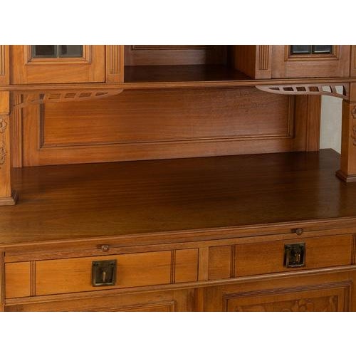 Wood Art Nouveau Buffet For Sale - Image 7 of 16