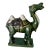 Mid 20th Century Ceramic Green Glazed Camel Statue For Sale