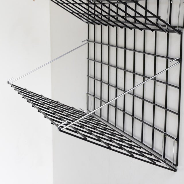 Modular Black Portarobe System by Piero Polato for Robots Milano For Sale - Image 6 of 8