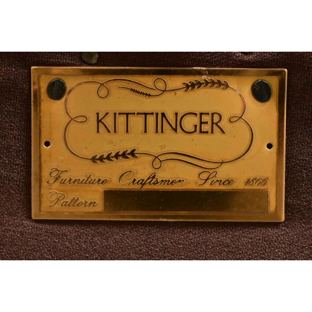 Kittinger Chippendale Carved Mahogany Open Arm Library Chair For Sale - Image 13 of 18