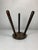 Mid-Century Modernist French Brutalist Wood Turned Tripod Stools, 1950s, Set of 2 For Sale - Image 14 of 18