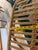 Late 20th Century Pair of Rattan Fan Back Lounge Chairs For Sale - Image 4 of 5