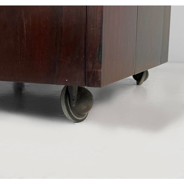 Mid-Century Modern Italian Cubobar Bar Cart by Bruno Munari for Stildomus, 1960s For Sale - Image 18 of 18