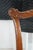 Maitland - Smith 6 Late 20th Century Maitland Smith Chippendale Pierced Mahogany Dining Side Arm Chairs Silk Seats For Sale - Image 4 of 18