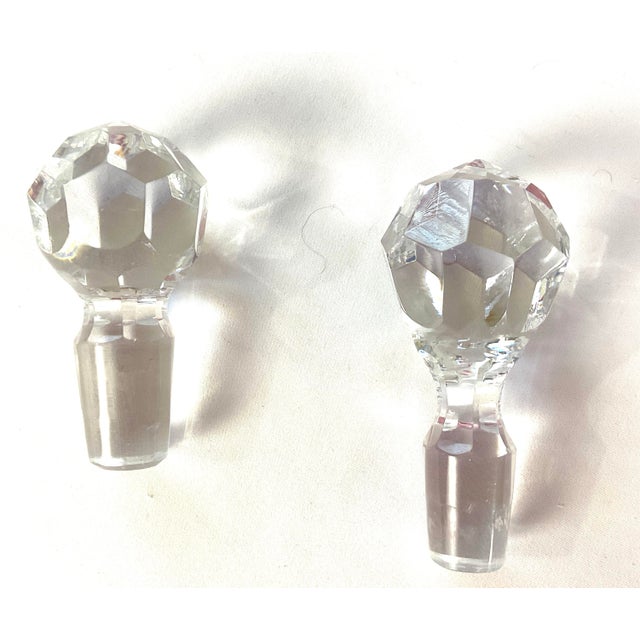 Early 20th Century American Brilliant Period-(Abp))-Small Liquor Decanters,/Perfumes - a Pair For Sale - Image 4 of 7