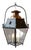 Mid 20th Century French Copper and Iron Lantern with Star Motifs For Sale