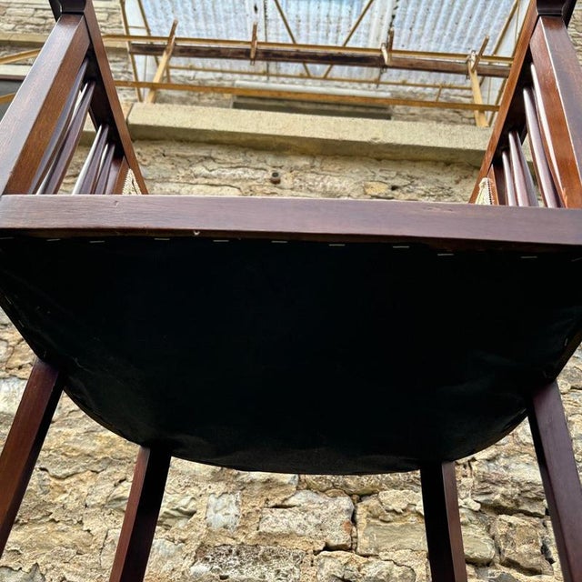 Antique Art Nouveau Viennese in Mahogany Chairs, 1910s, Set of 2 For Sale - Image 9 of 16