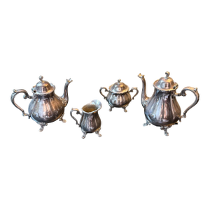 Early 20th Century Webster Wilcox Silver-Plate Tea Service - Set of Four