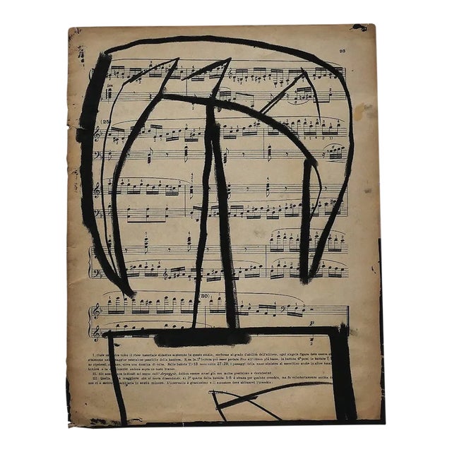 Musical Notes Mixed Media by Tommaso Cascella, 2009 For Sale