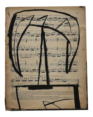 Musical Notes Mixed Media by Tommaso Cascella, 2009