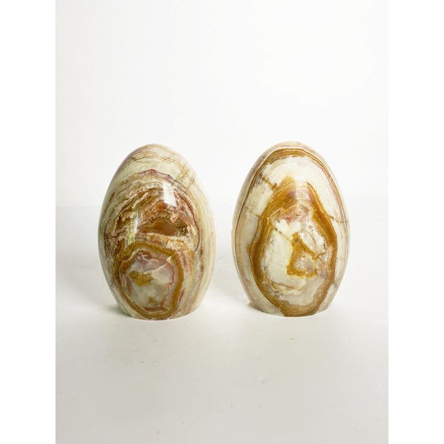 Contemporary 20th Century Onyx Bookends, France, Set of 2 For Sale - Image 3 of 14