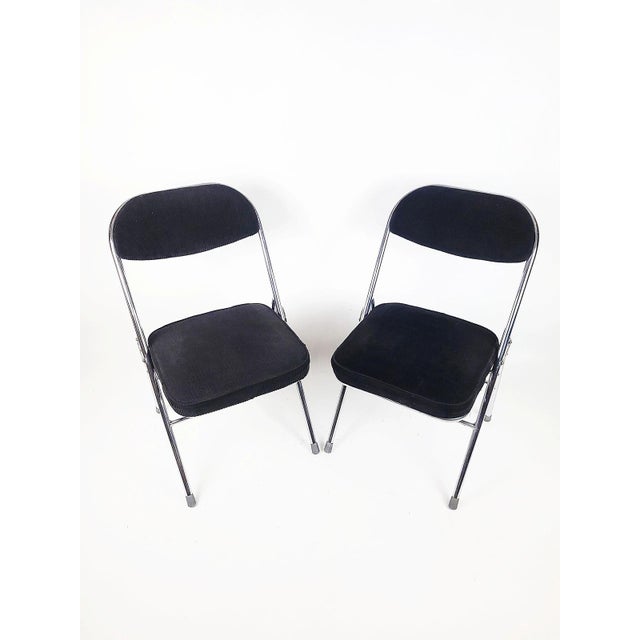 Vintage Corduroy Chairs, 1970s, Set of 2 For Sale - Image 4 of 7