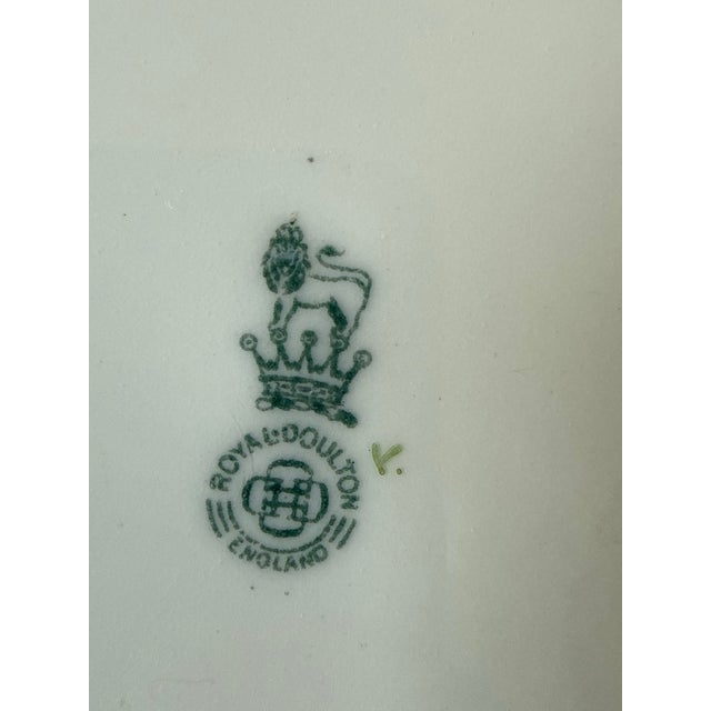 Early 20th Century Royal Doulton Dinner Plates - Set of 12 For Sale - Image 9 of 12