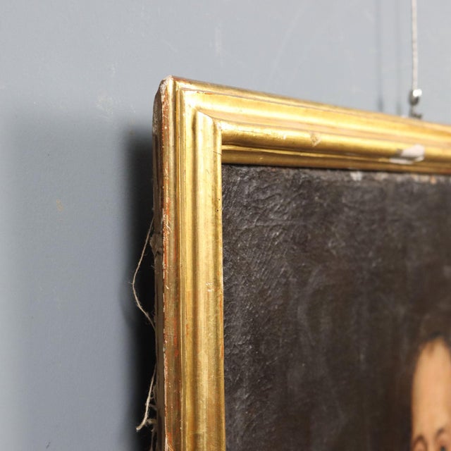 Italian School Artist, Portrait of a Prelate, Late 18th Century, Oil Painting on Canvas, Framed For Sale - Image 11 of 13