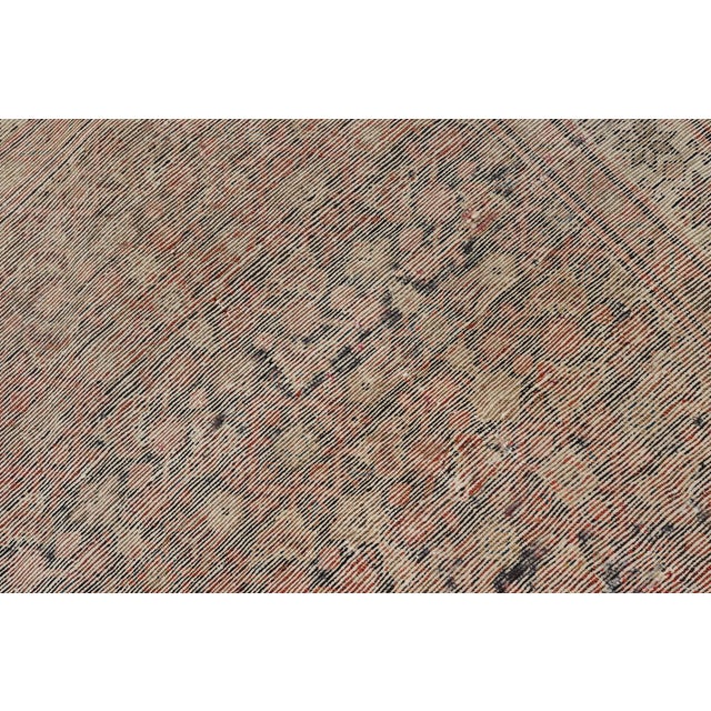 Antique Early 20th Century Persian Herati Design Malayer Runner 3'4 X 13'1 For Sale - Image 13 of 13