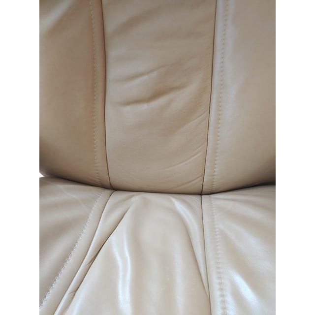 2000 - 2009 Ekornes Stressless Classic Wing Recliner & Ottoman For Sale - Image 5 of 10