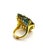 Bochic “Capri” Vintage Multi Sapphire & Topaz Ring — 18K Gold & Silver For Sale - Image 11 of 13