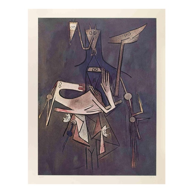 Wifredo Lam, Untitled, 1970s, Lithograph For Sale