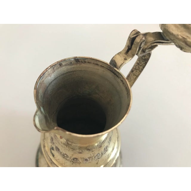 Turkish Vintage Turkish Copper Tea Kettle For Sale - Image 3 of 11