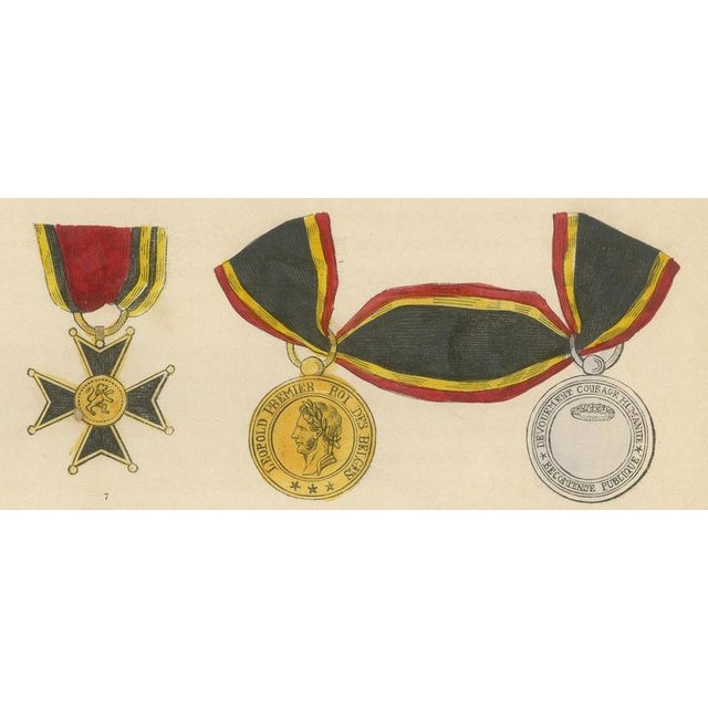 19th Century Plate XV Belgian Independence of 1830 and Leopold Medals, 1844 For Sale - Image 5 of 9