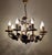This beautiful chandelier in elegant hollywood regency style was manufactured in the 1980s by the german company honsel in...